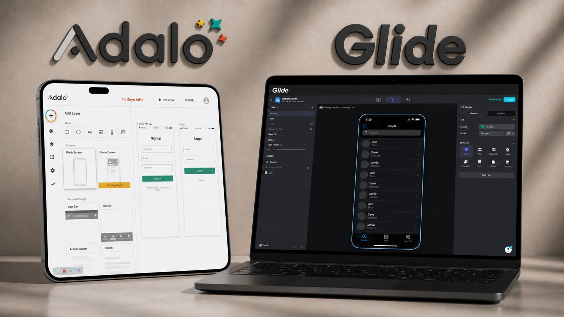Thumbnail of Adalo vs Glide 2026: 7 Costs Compared for Creators