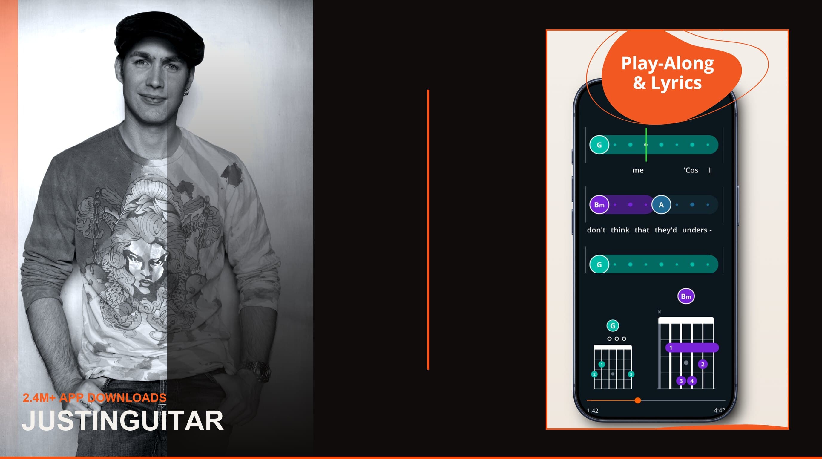 JustinGuitar App: 2.4M Downloads From Free Lessons