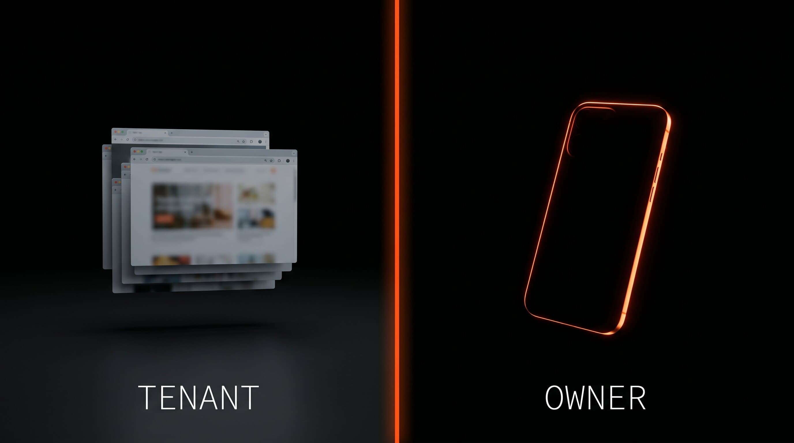 Side-by-side comparison of creator platform feature scope versus owning a branded mobile app