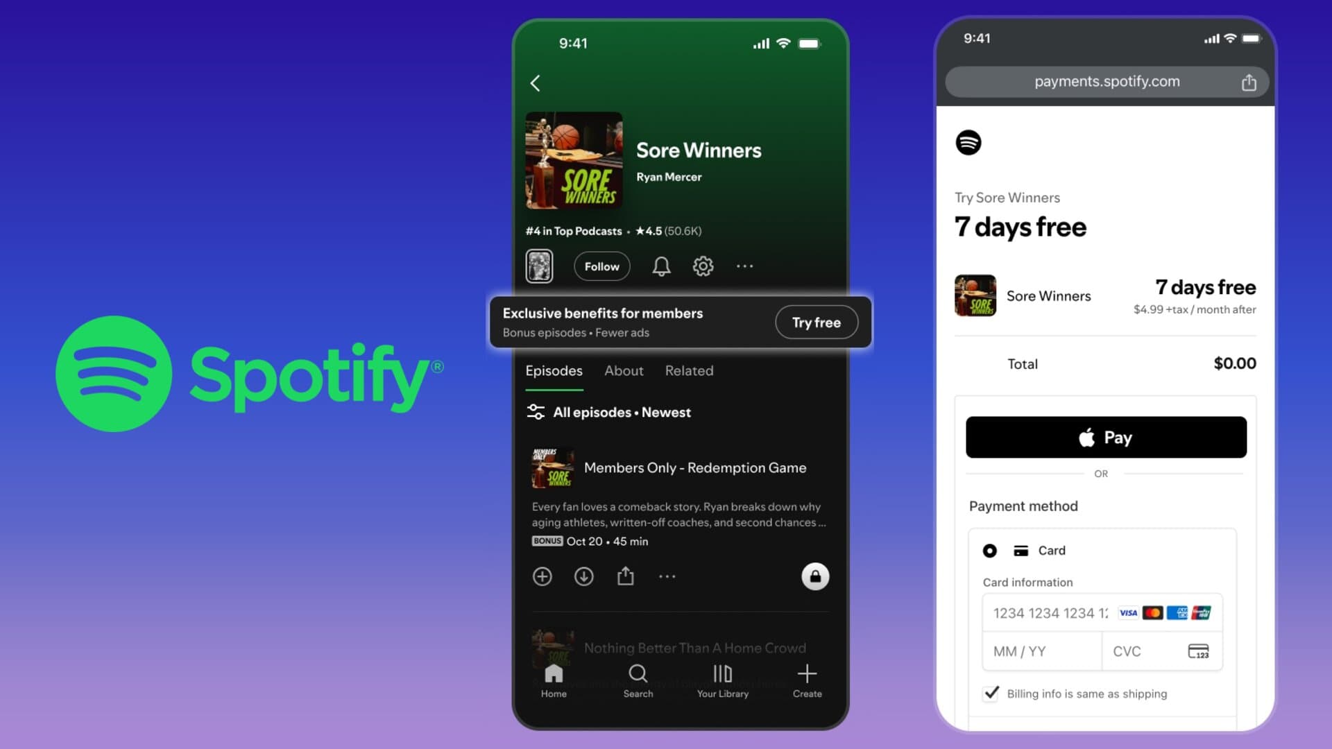 Spotify Memberships for Podcasters: 90% to You, 100 Listeners to Start, 34 Markets