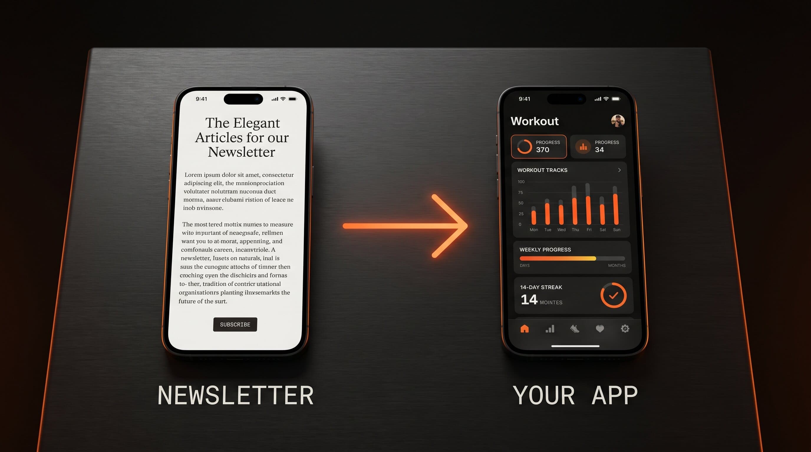 Substack newsletter to creator app pipeline showing the path from email to App Store revenue