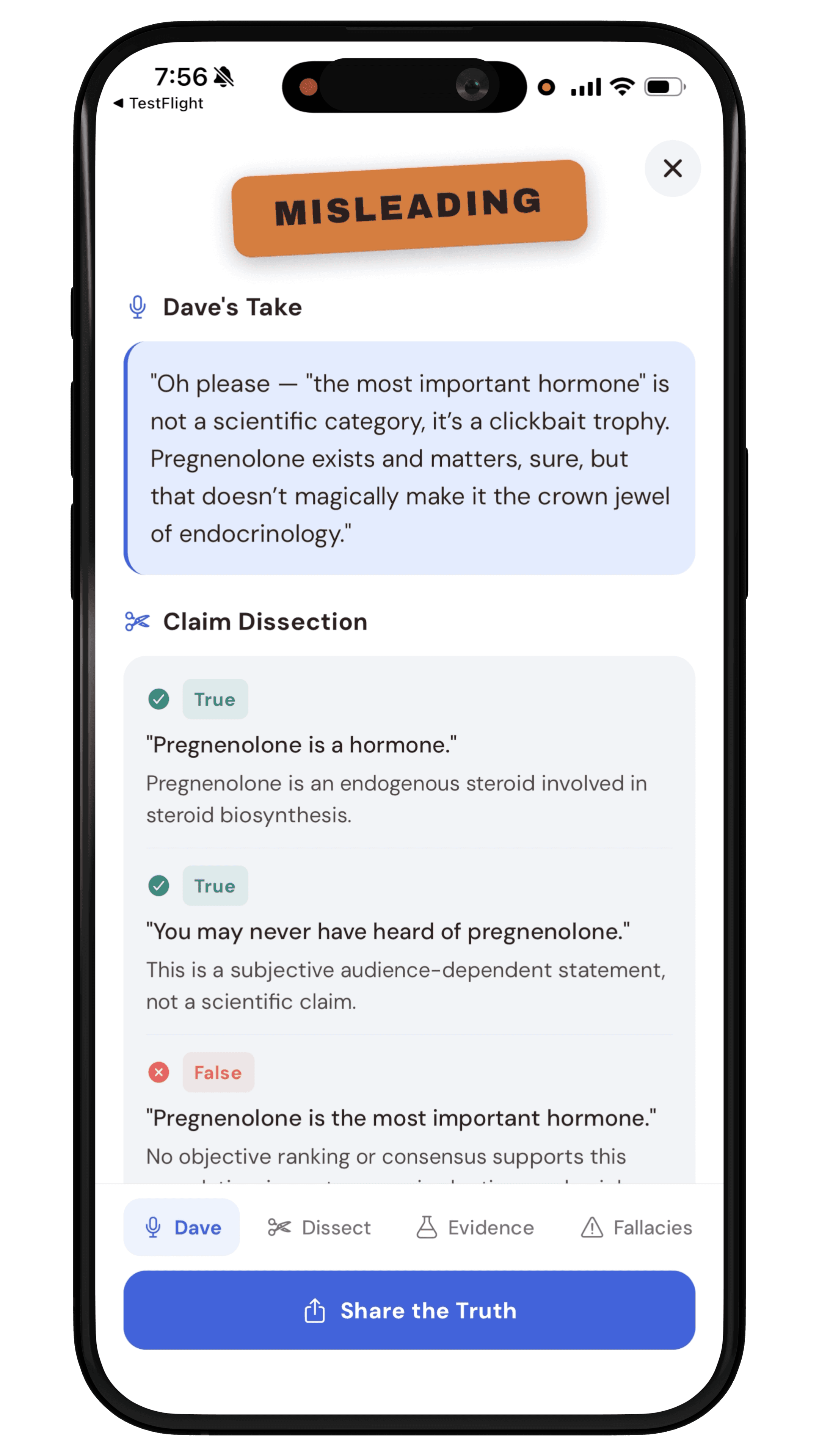 Is This BS? on iPhone
