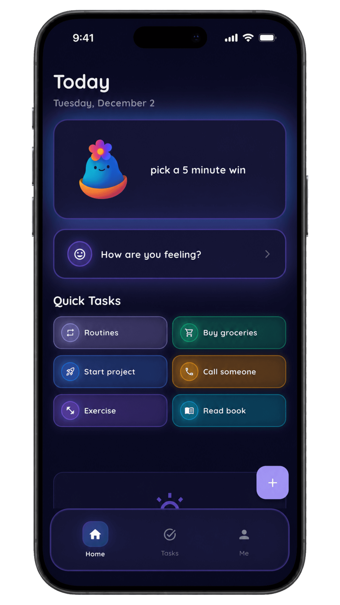 NeuroHaven on iPhone