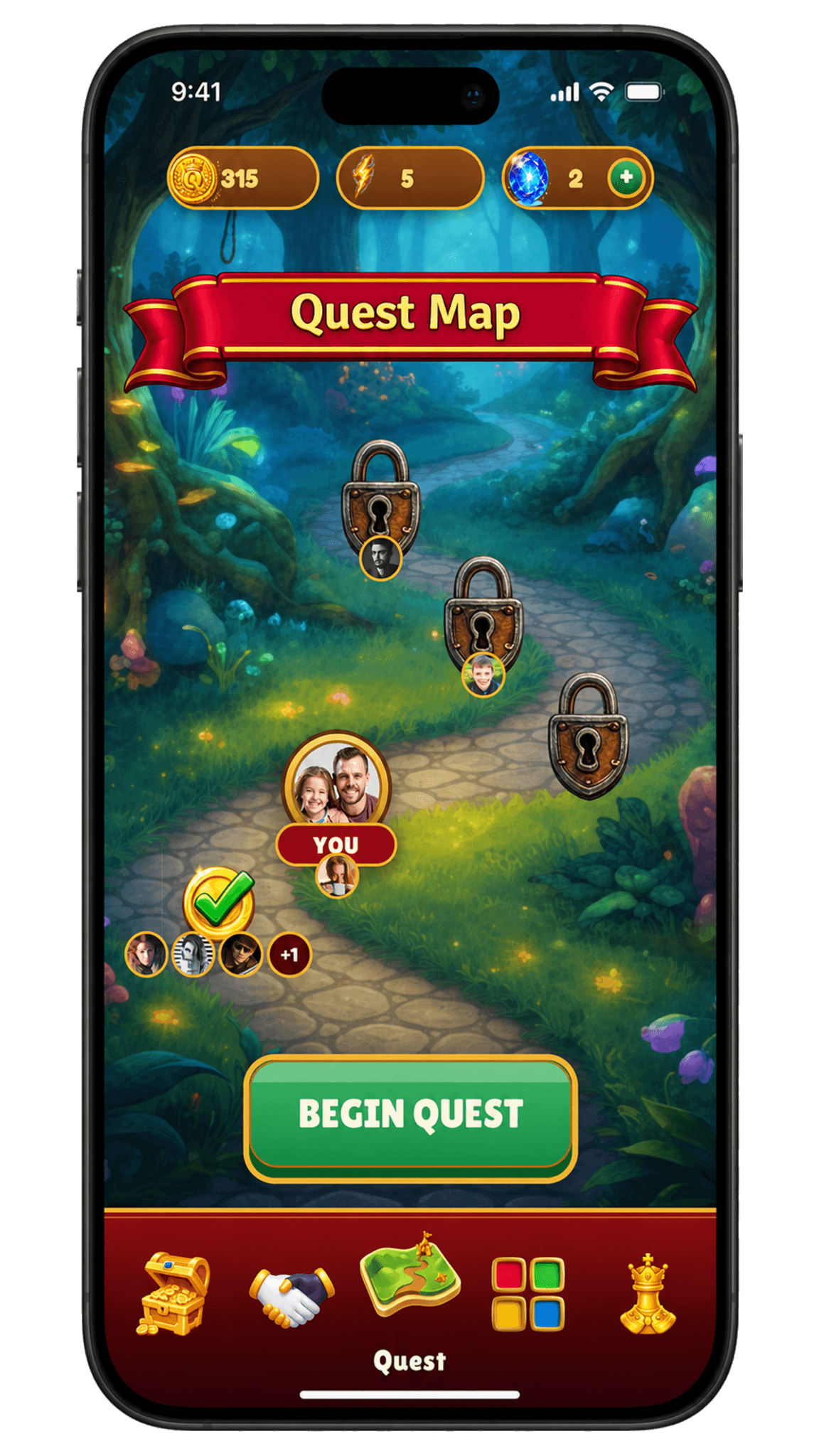 Quiz Quest on iPhone