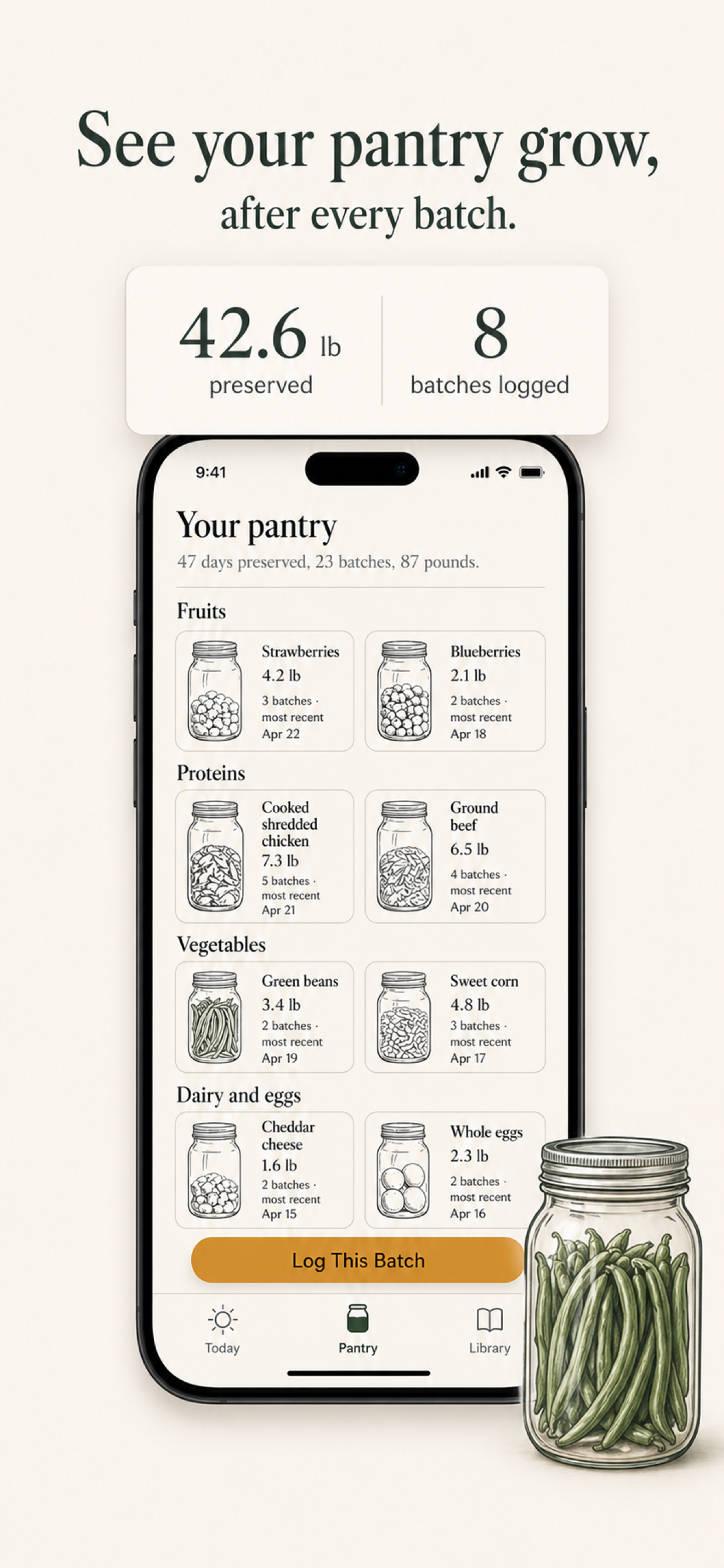 Freeze Dry Buddy visual pantry shelves